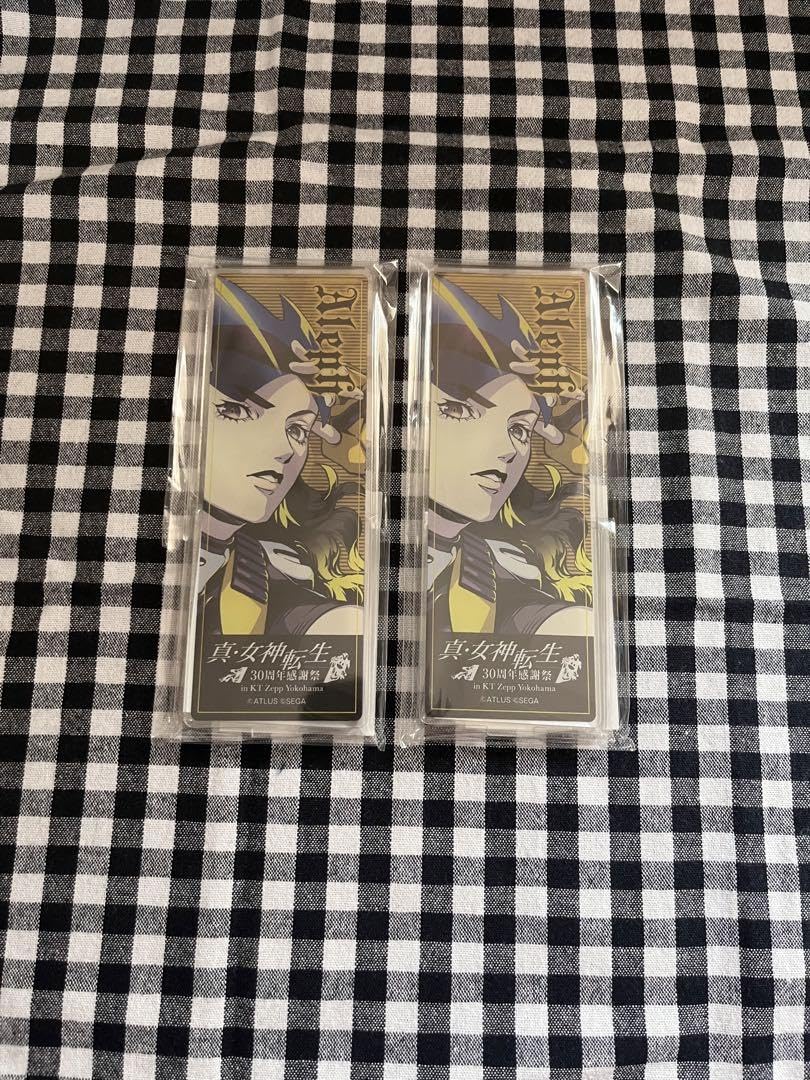 真・女神転生30周年感謝祭 イベントくじ 缶バッジアクリルスタンドアレフ